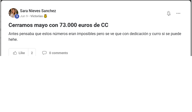 Testimonio de Sara Nieves en Skool: 73.000€ de cash collected